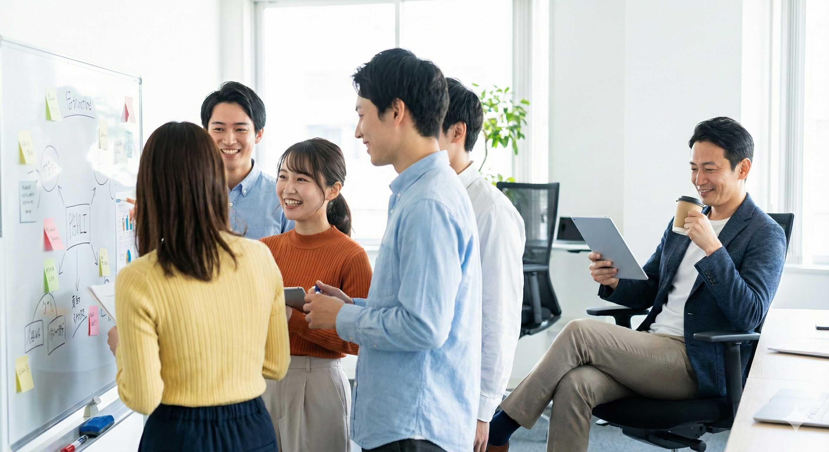 活き活きと働く社員たち